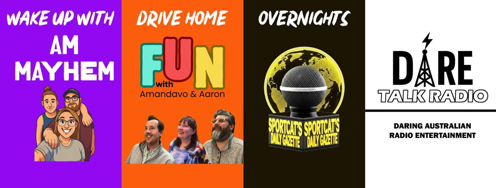 Dare Talk Radio Banner